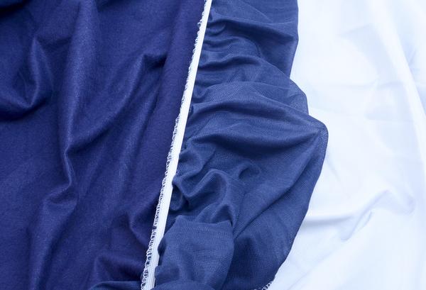 Terry Waterproof Mattress Cover -blue
