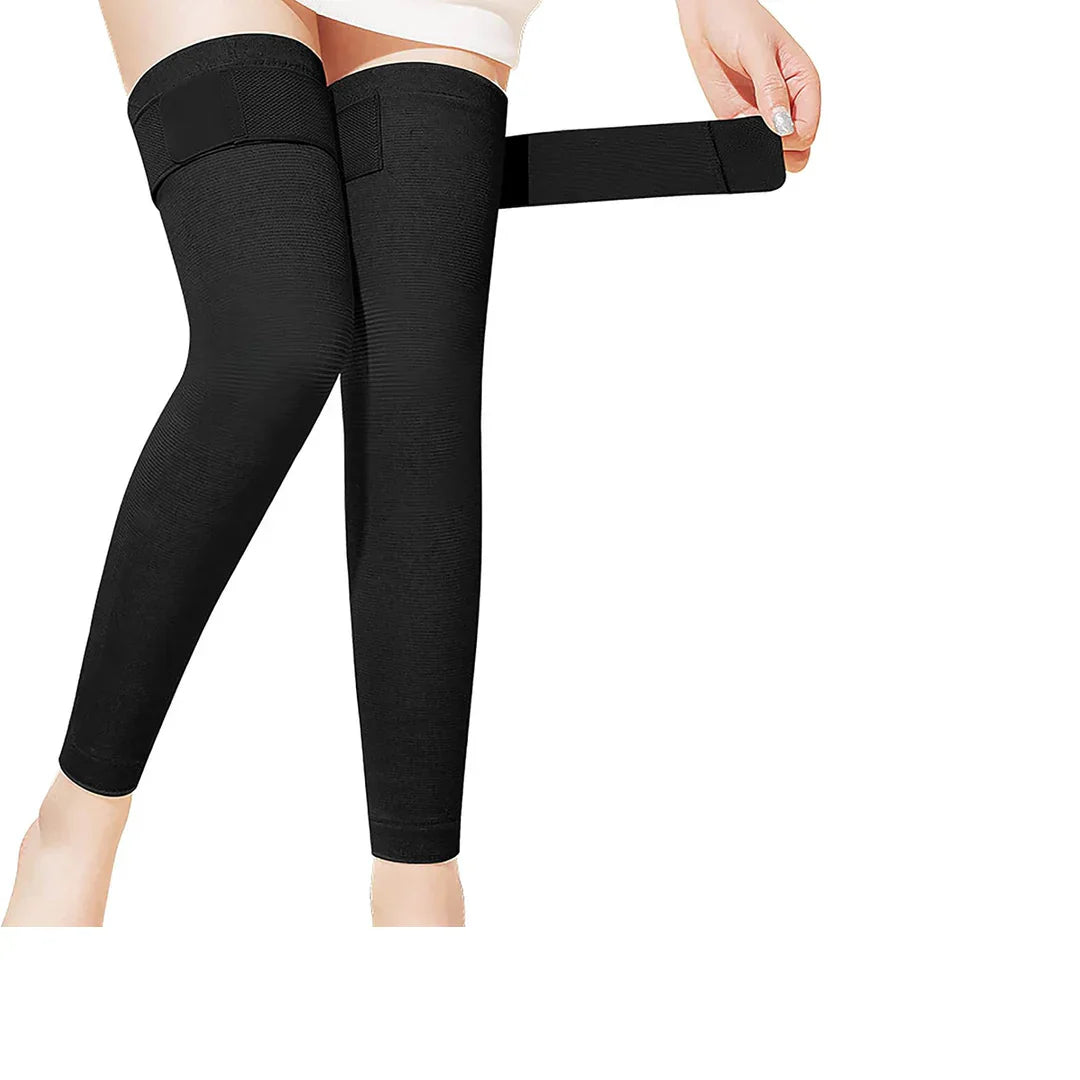 1 Pair Woolen Blend Knee Warmer With Strap